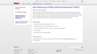 About Becoming a FedEx Authorized ShipCentre (FASC) - FedEx ...