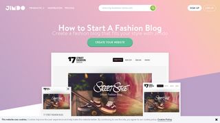 How to Start A Fashion Blog - Jimdo