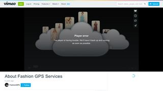 About Fashion GPS Services on Vimeo