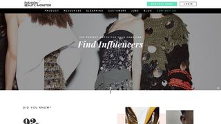 Find influencers - Fashion Monitor