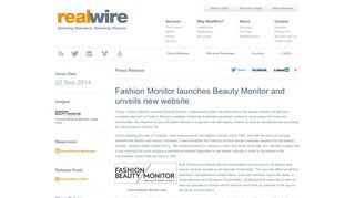 Fashion Monitor launches Beauty Monitor and unveils new website