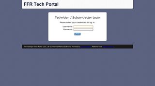 FFR Tech Portal :: Login