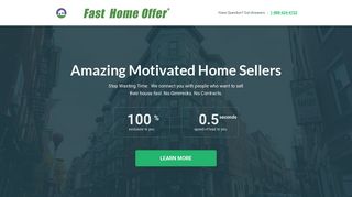 Fast Home Offer Real Estate Leads
