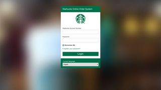 Online order guide - Starbucks Online Order System - fast-serve.net