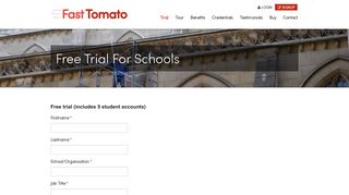 Fast Tomato | Free Trial For Schools