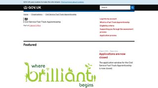 Civil Service Fast Track Apprenticeship - GOV.UK