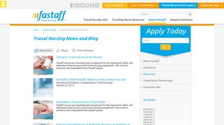 Travel Nursing News and Blog | Fastaff Travel Nursing