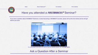 Seminar Questions - Fastbraces