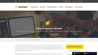How to access cPanel - Website Builder - FastComet