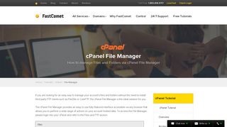 cPanel File Manager - cPanel Tutorial - FastComet