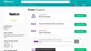 Fasten Coupons & Promo Codes 2019: $5 off