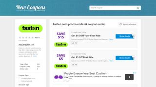 Fasten.com Promo Codes & Coupon Codes - Mar. 2019