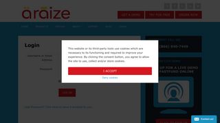 Login - FastFund Online Nonprofit Software - Araize, Inc.