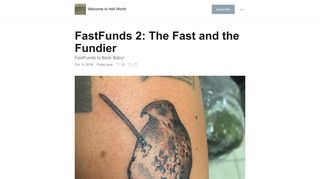 FastFunds 2: The Fast and the Fundier - Hell World - Substack