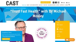 “Trust Fast Health” with Dr Michael Mosley - Cast