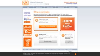 UKreg account login - Domain name management - UKreg