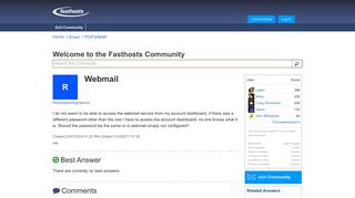 Webmail - Fasthosts Customer Support