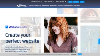 Website Builder – create a website & get started for free | Fasthosts