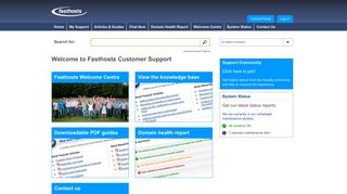 Support Home Page - Fasthosts