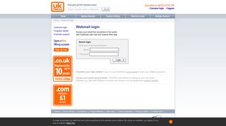 Webmail login - UKreg