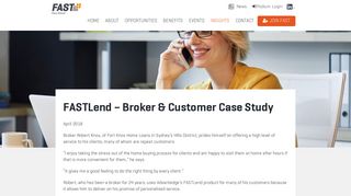 FASTLend – Broker & Customer Case Study