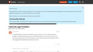 Fastmail Login Problem - Web Compatibility - Brave Community