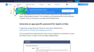 How to Add FastMail Email to Mac | Set up FastMail email on a ... - Spark