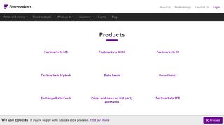 Products - View our catalogue of commodity pricing ... - Fastmarkets