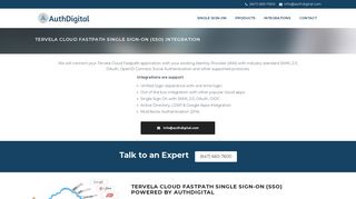 Tervela Cloud Fastpath Single Sign-on (SSO) Services • Active ...
