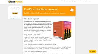 Publisher Accounts - FastPencil