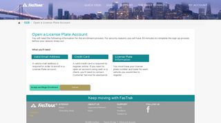 Open a License Plate Account - FasTrak® - Keeping the Bay Area ...