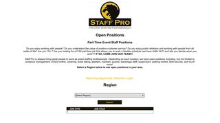 Staff Pro Career Portal - Fast Recruiting