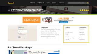 Welcome to Fastserve.horizonhobby.com - Fast Serve Web - Login