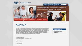 FASTWeb™ - First American Title Insurance - Resource Center ...