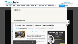 Games 'fast forward' students' reading skills - The Town Talk