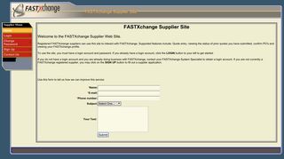 FASTXchange Supplier Site