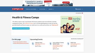 Weight Loss Camps for Kids | Health and Fitness Camp - Camps.ca