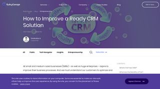 How to Improve a CRM Solution - RubyGarage