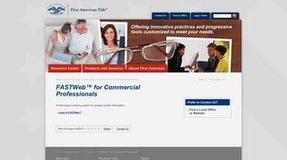 FASTWeb™ for Commercial Professionals - First American Title ...