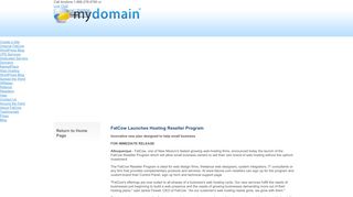 Web Hosting by FatCow - FatCow Launches Hosting Reseller Program