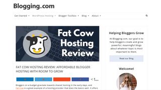 Fat Cow Hosting Review: Affordable Hosting with Room to Grow