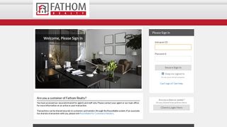 Fathom Realty Intranet - Welcome, Please Sign In - Real Estate ...