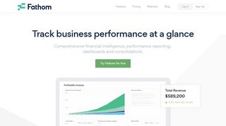 Fathom: Powerfully Simple Financial Reporting and Analysis