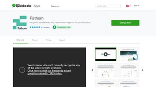Fathom | QuickBooks App Store