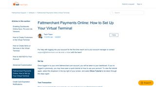 Fattmerchant Payments Online: How to Set Up Your Virtual Terminal ...