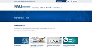 Careers at FAU › Friedrich-Alexander-Universität Erlangen-Nürnberg