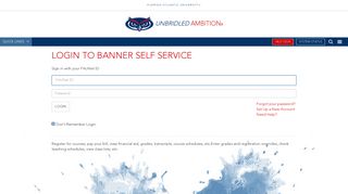 Login to Banner Self Service - FAU Banner Home Page