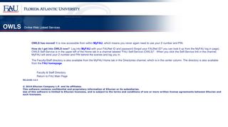 FAU Banner Home Page