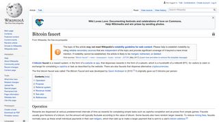 Bitcoin faucet - Wikipedia