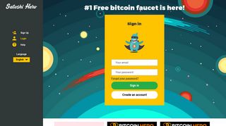 Free bitcoins for everyone at Satoshi Hero faucet!